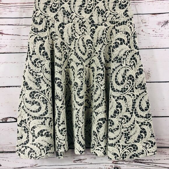 Parker Fawn Fit and Flare Mini Lace Crochet Dress XS - Picture 3 of 8